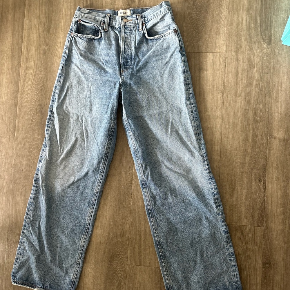 AGOLDE women’s wide leg jeans size 24